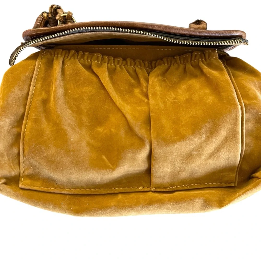 Patricia Nash Paris Cognac Leather Satchel